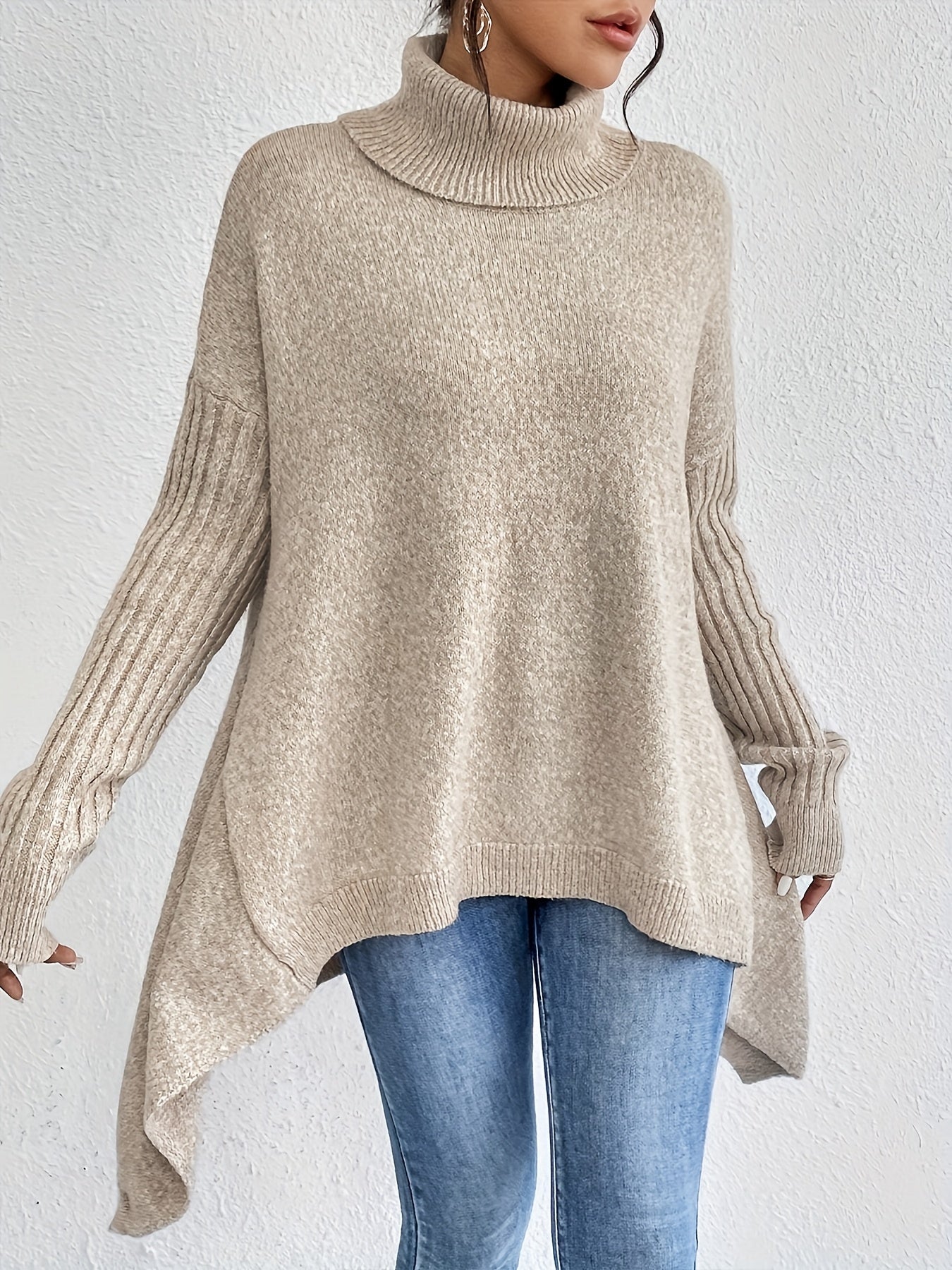 Tahlia™ | Effortlessly Chic High Neck Sweater