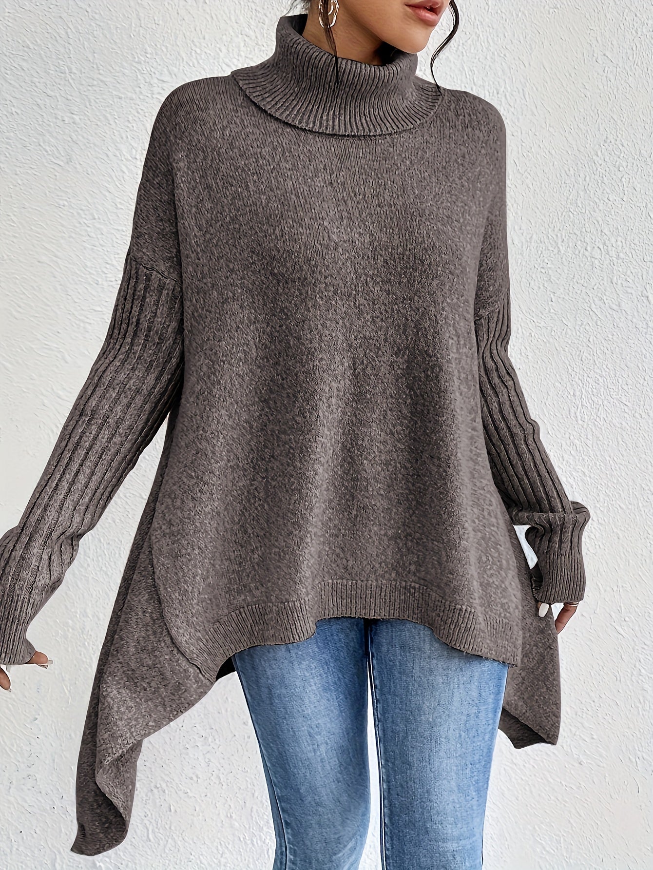 Tahlia™ | Effortlessly Chic High Neck Sweater