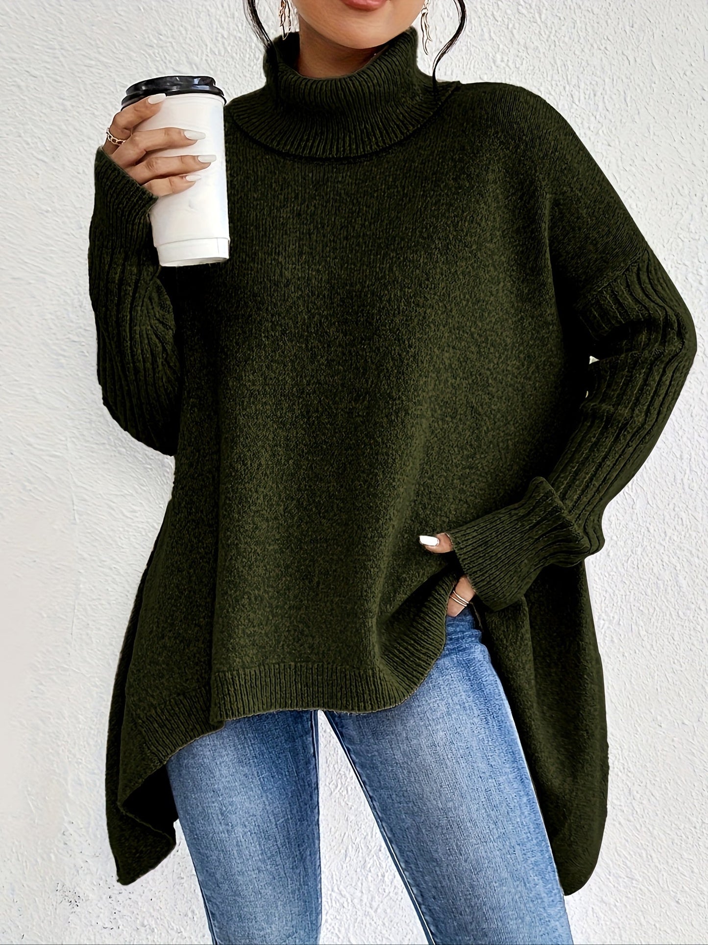 Tahlia™ | Effortlessly Chic High Neck Sweater