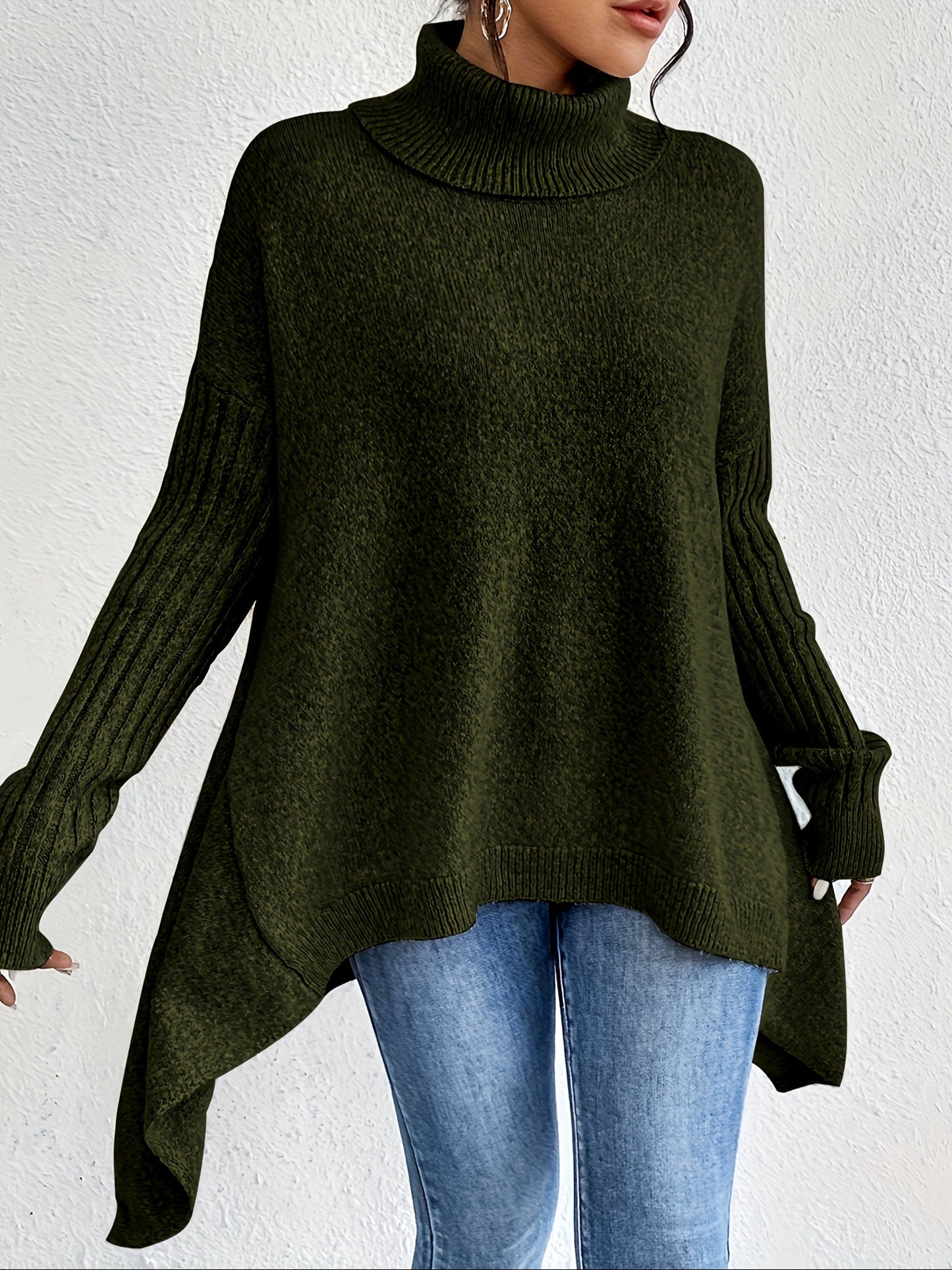 Tahlia™ | Effortlessly Chic High Neck Sweater