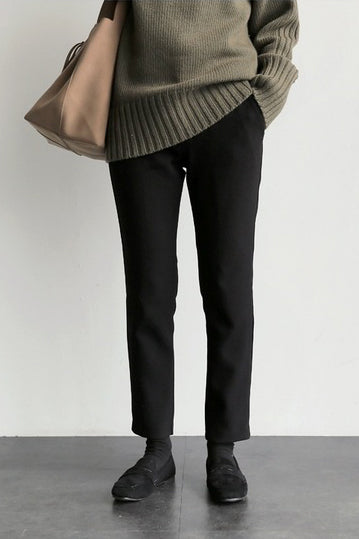 Basic High Neck Rib Knit Sweater - 6 Colors Available