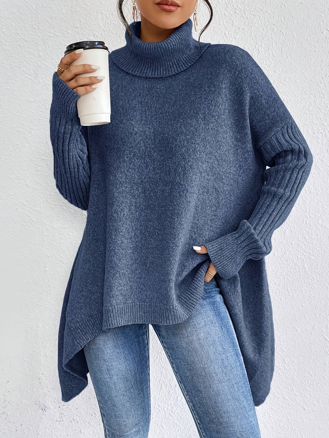 Tahlia™ | Effortlessly Chic High Neck Sweater