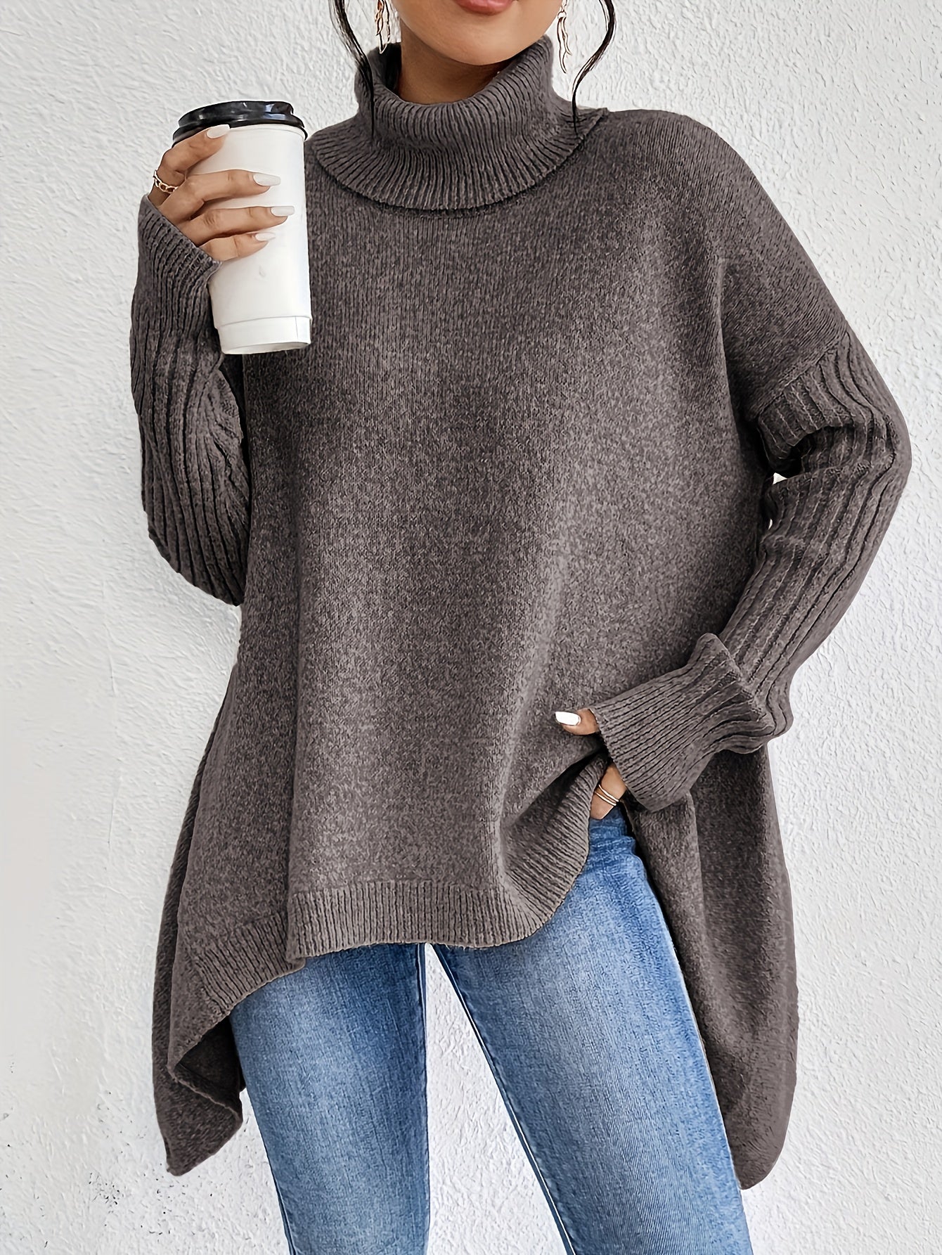Tahlia™ | Effortlessly Chic High Neck Sweater
