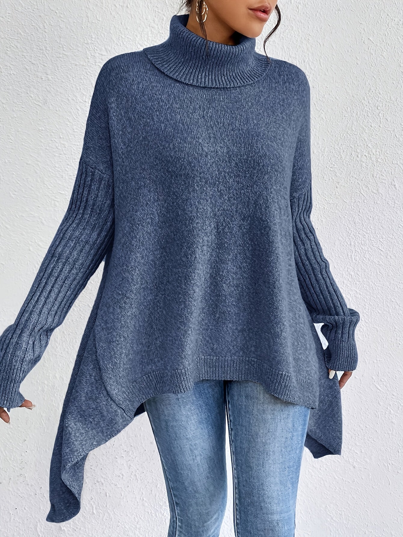 Tahlia™ | Effortlessly Chic High Neck Sweater
