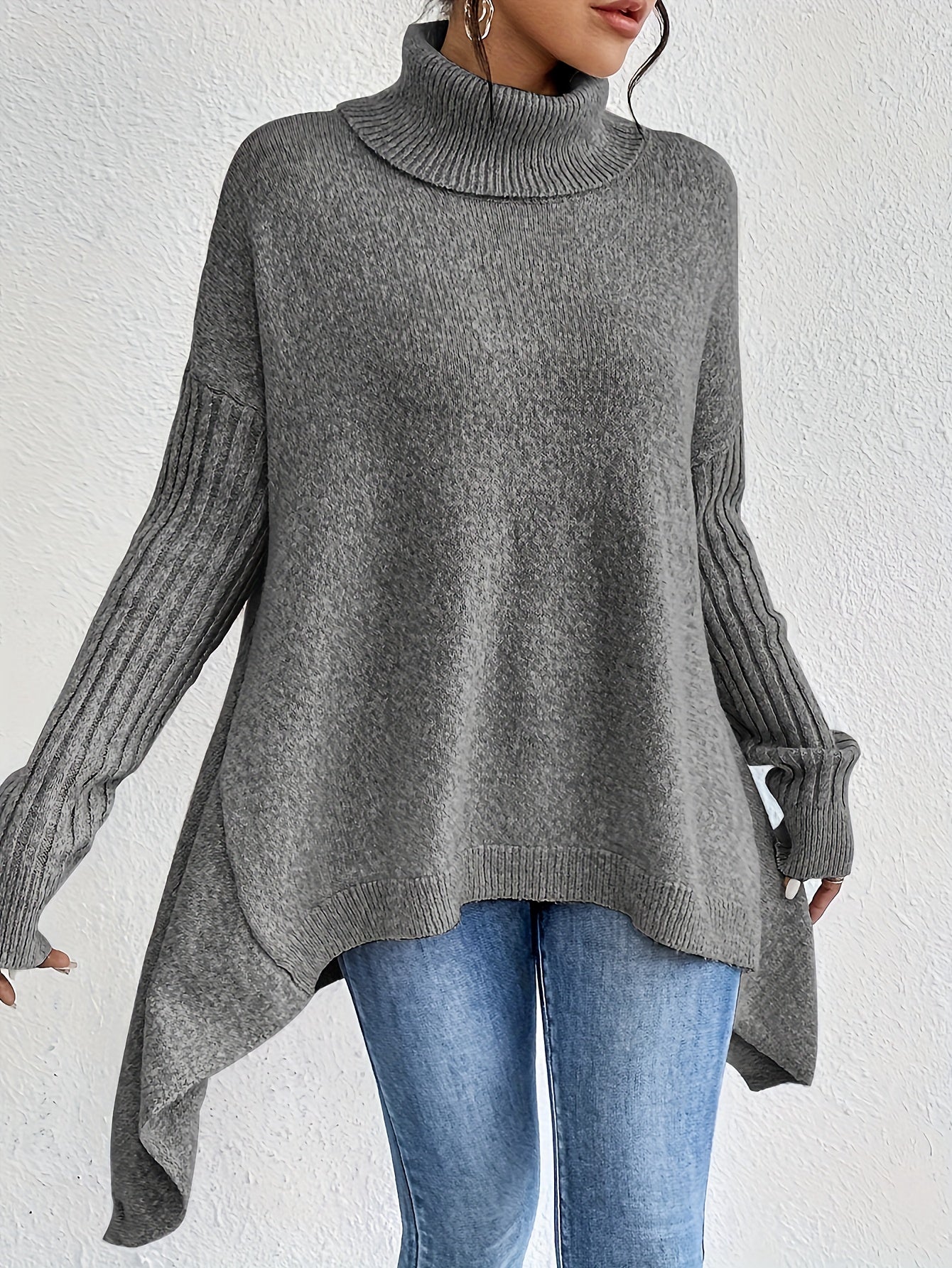 Tahlia™ | Effortlessly Chic High Neck Sweater