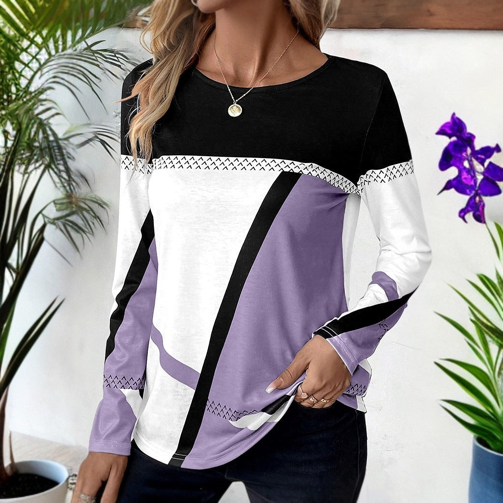 Aurélise™ | Geometric Chic Blouse