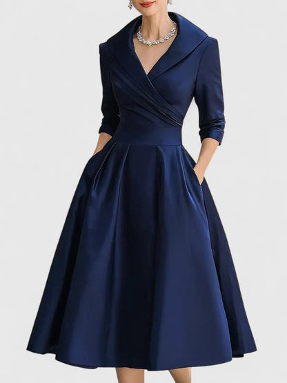 Yan™ | Elegant Midi Dress