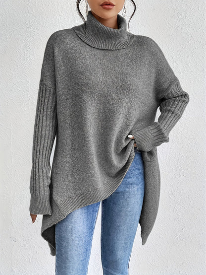 Tahlia™ | Effortlessly Chic High Neck Sweater