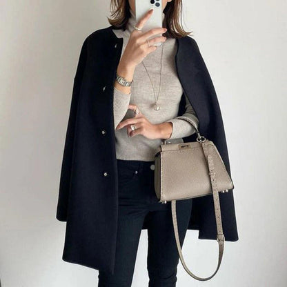 Zoey - Chic and Comfortable Woolen Jacket for Women