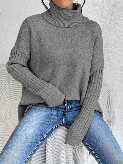 Tahlia™ | Effortlessly Chic High Neck Sweater