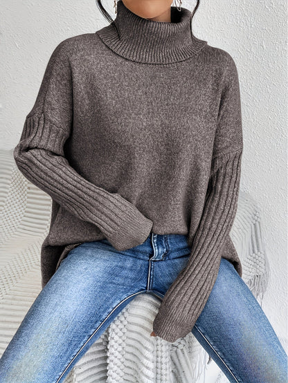 Tahlia™ | Effortlessly Chic High Neck Sweater