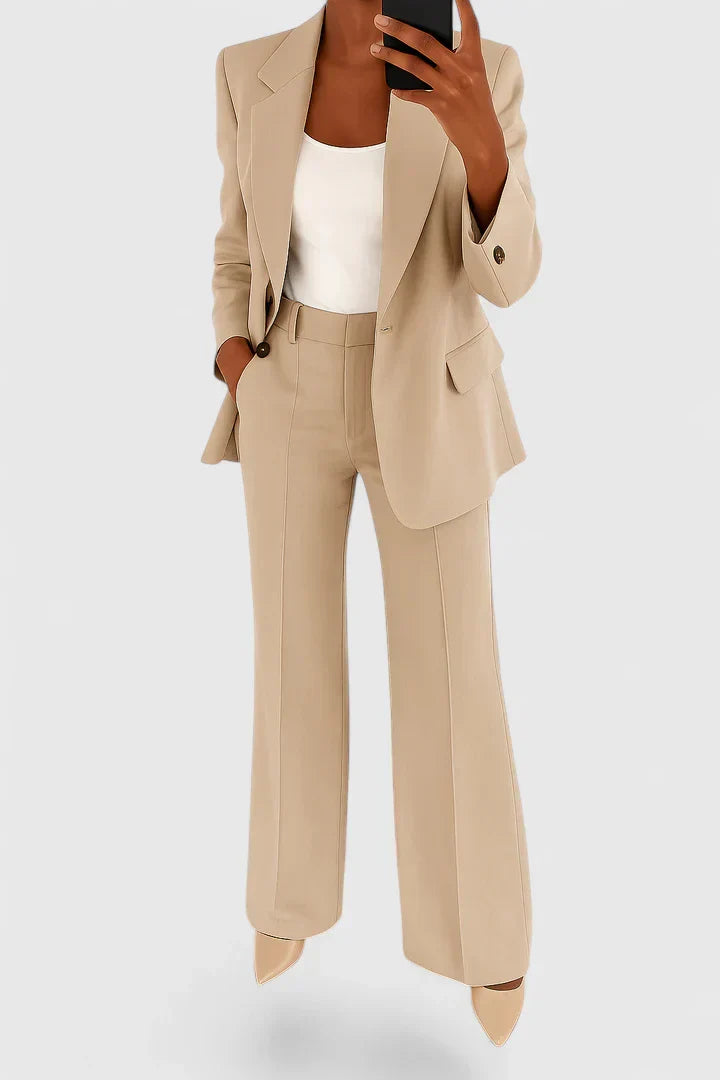 Corvella™ | Elegant Two-Piece Suit Set