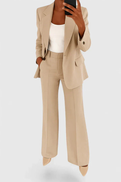 Corvella™ | Elegant Two-Piece Suit Set