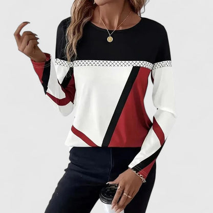 Aurélise™ | Geometric Chic Blouse