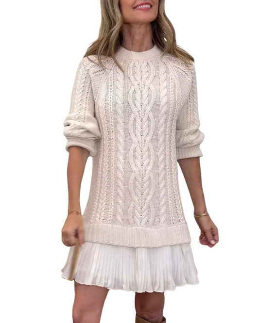 Gaëlle™ | Knit Sweater Dress