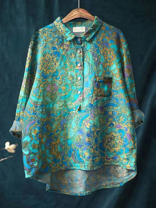 Olivia - Vintage-Inspired Retro Art Print Lightweight Shirt