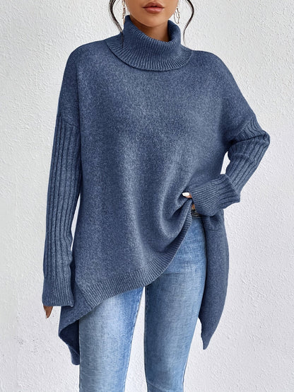 Tahlia™ | Effortlessly Chic High Neck Sweater