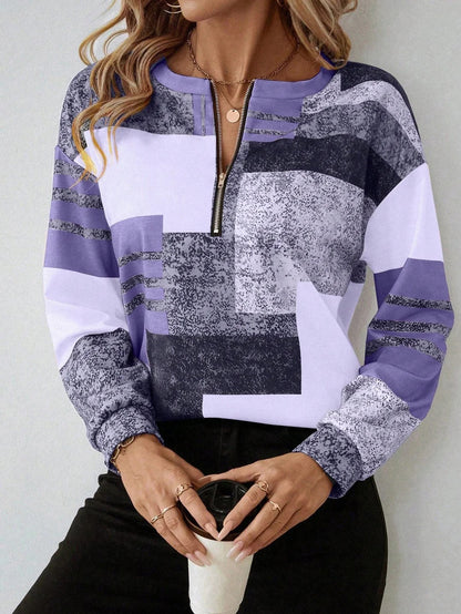 Meliora™ | Patterned Long Sleeve Top
